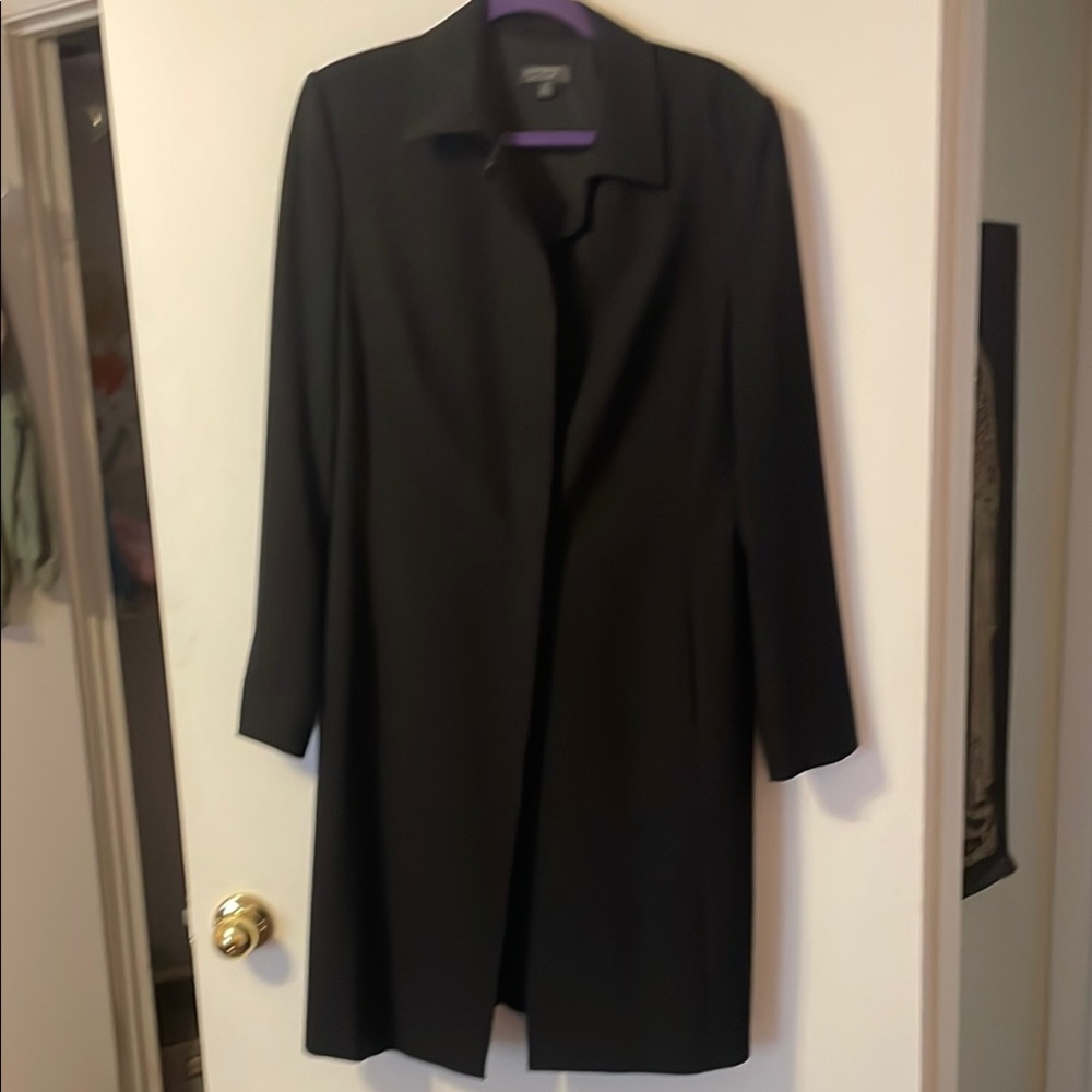 Classique Entier Black Trench Coat Classic Style